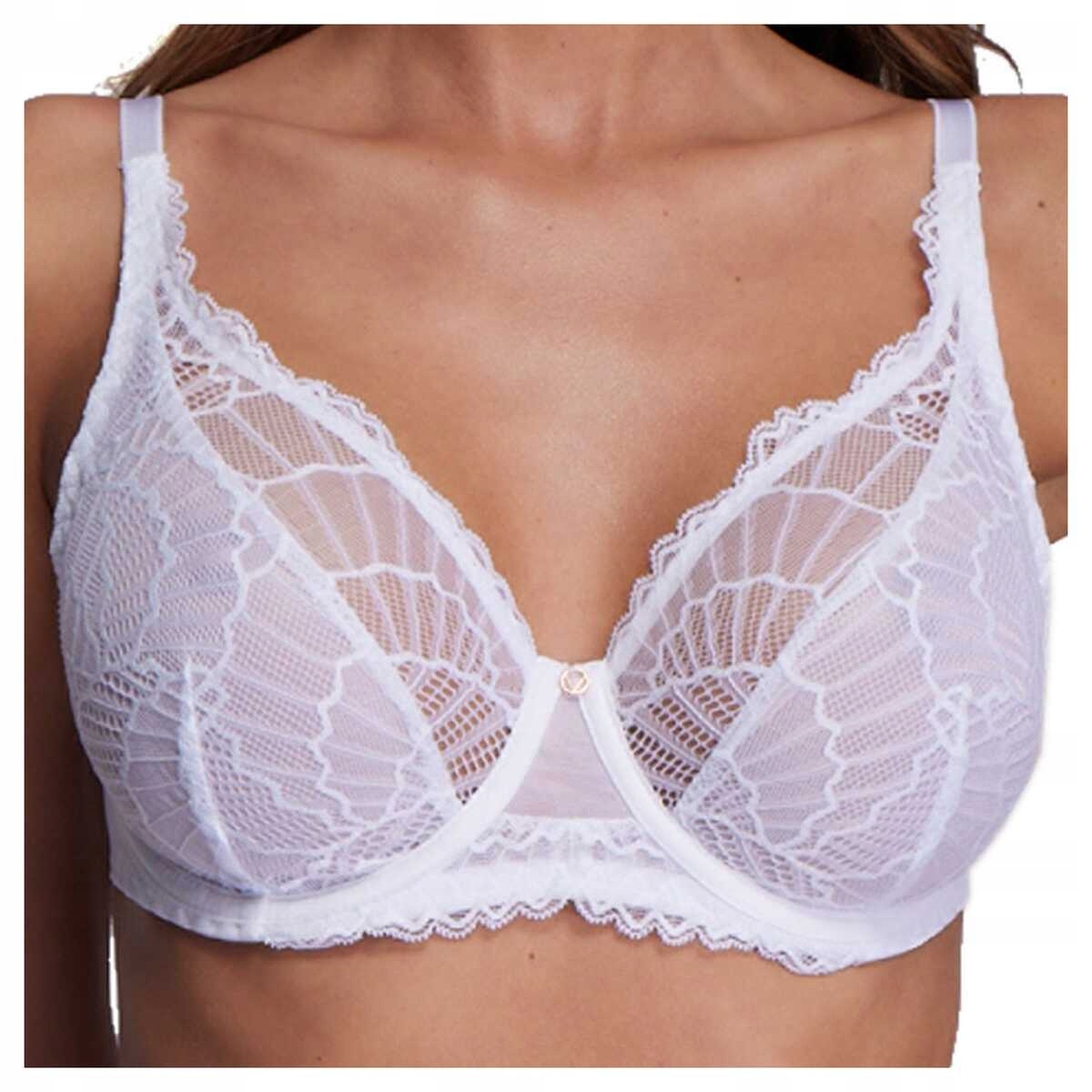 Ava Podprsenka měkká krajková podprsenka soft Delight 2200 bílá 70E