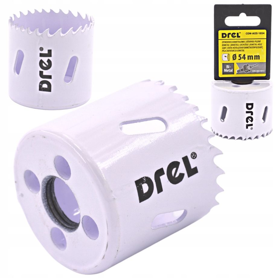 OTWORNICA KORONKA BIMETAL DO DREWNA METALU 54 mm