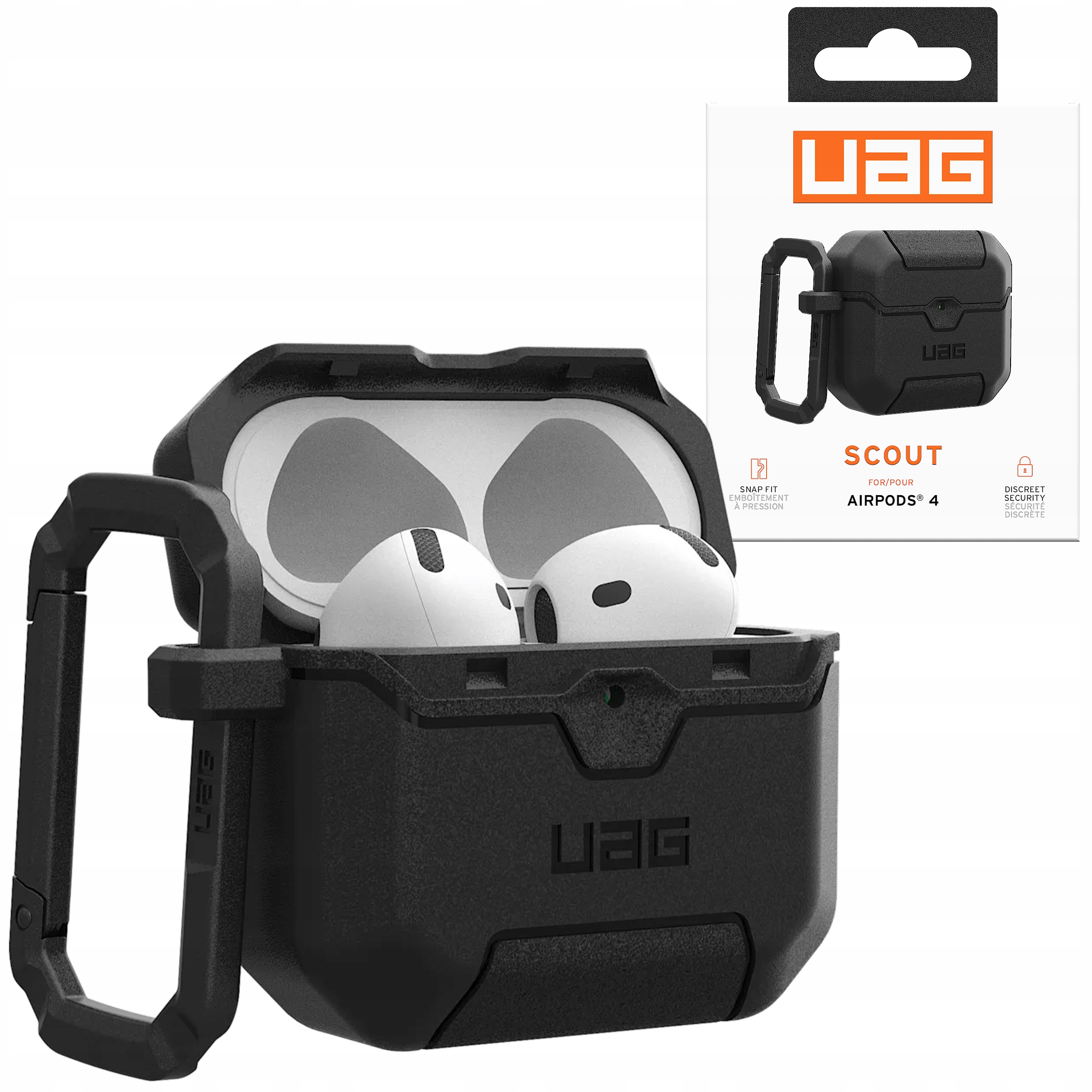 Uag Scout Case – Pouzdro pro AirPods 4, pouzdro a pouzdro