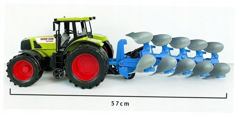Traktor z Pługiem - Realistyczny Model Rolniczy dla Dzieci