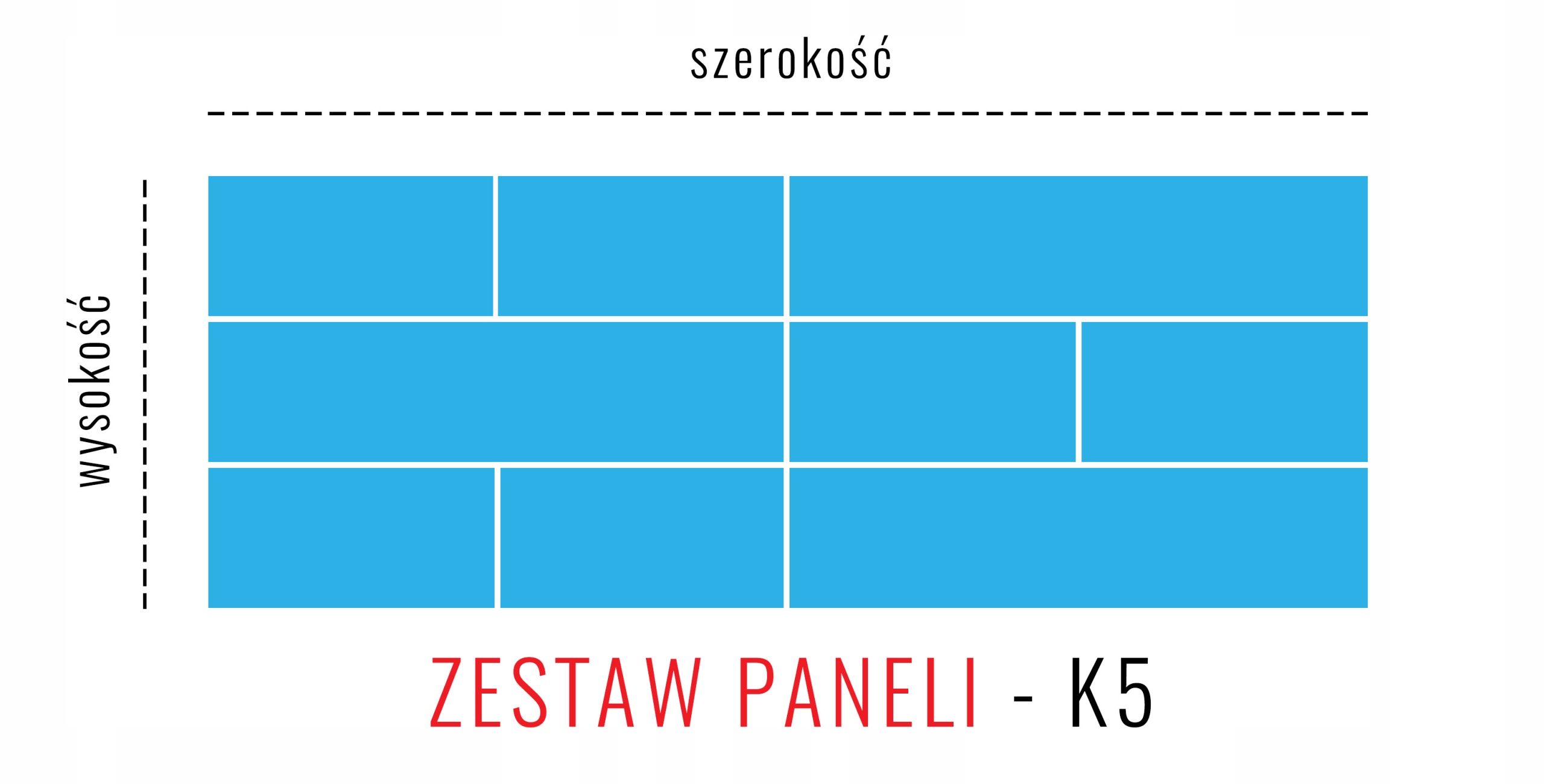 ZESTAW PANELI TAPICEROWANYCH panele na wezgłowie ZESTAW K5 200x90 cm Kod producenta 1