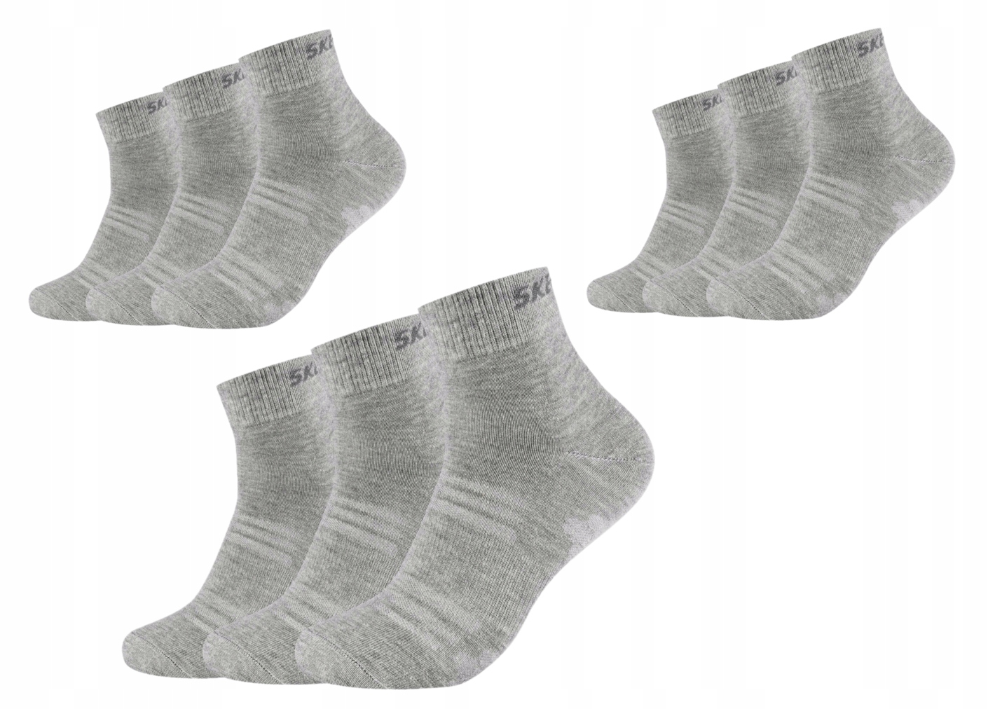 

Skarpety zakostki Skechers 42017 - 9 par r. 43/46