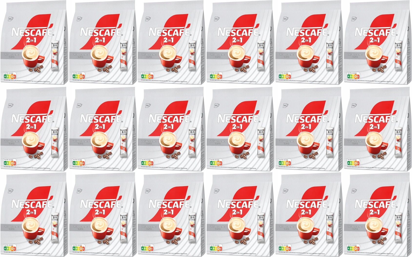 (x18) Nescafe Torba 2w1 10x8g
