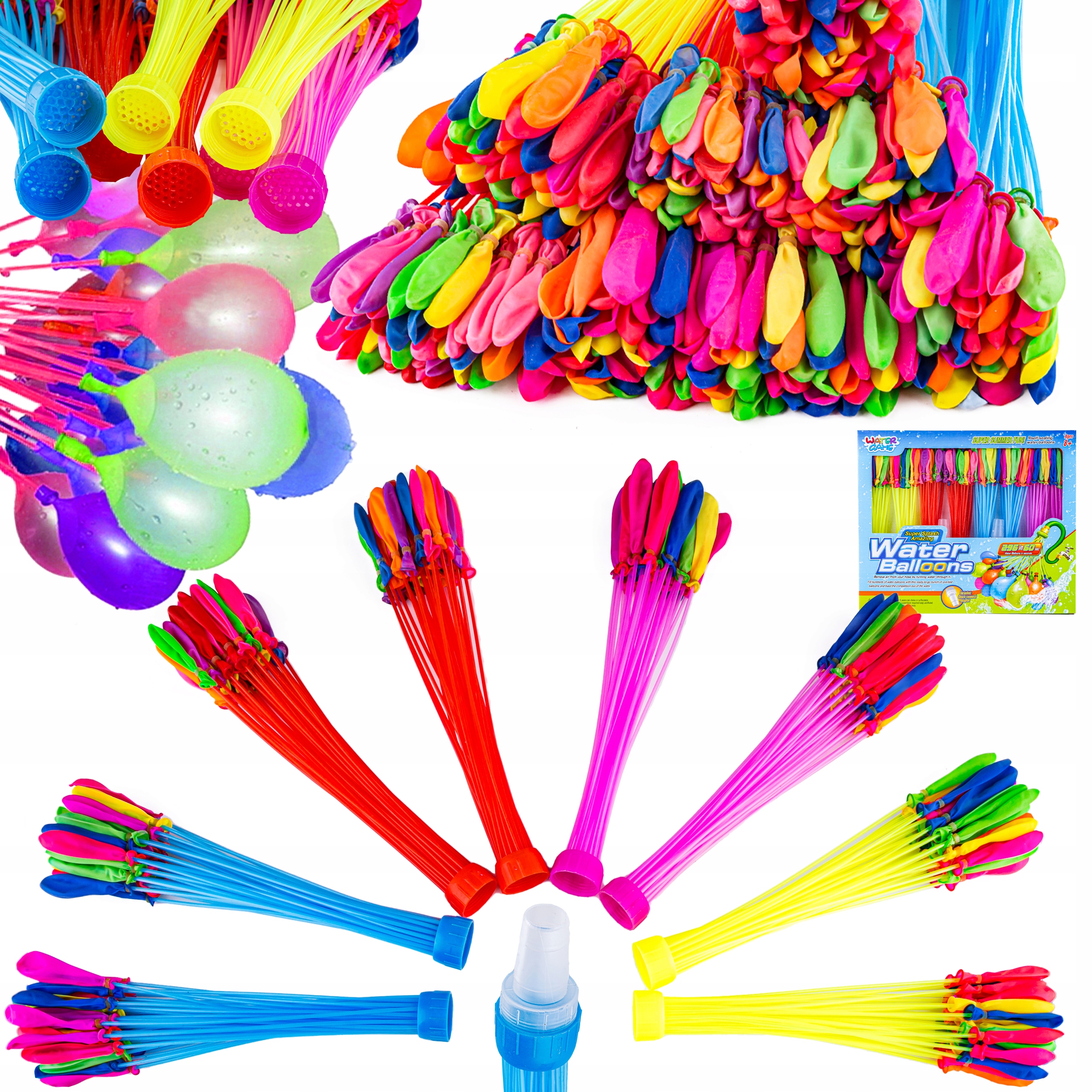 

Balony Na Wodę Bomby Wodne Automat 296 szt Gwint