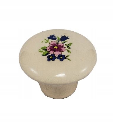 

Gałka meblowa z porcelaną uchwyt DGA20 MLK1