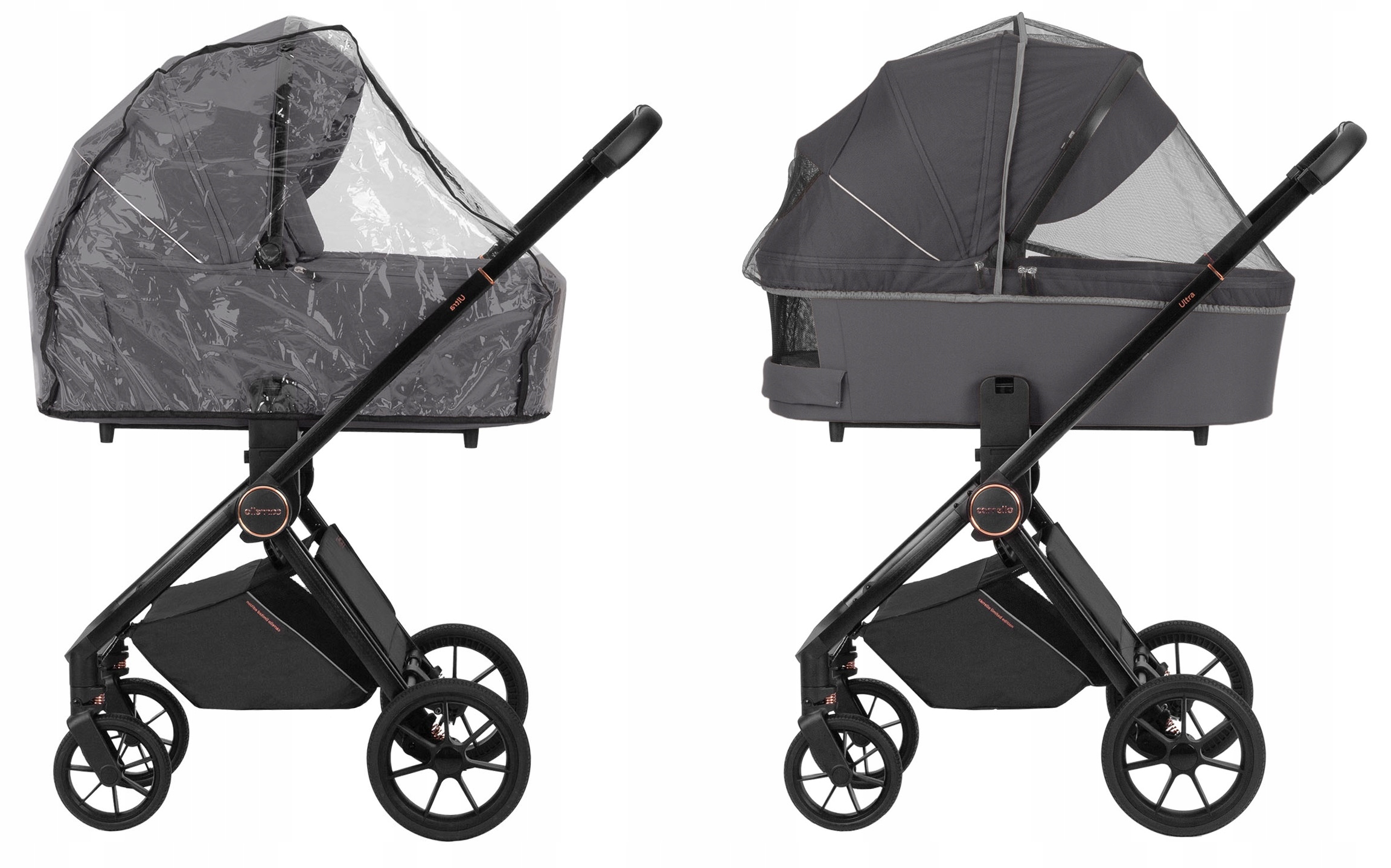 Carrello Ultra WÓZEK WIELOFUNKCYJNY Zestaw 2w1 Kompaktowy Lekki +Akcesoria Szerokość produktu 58 cm