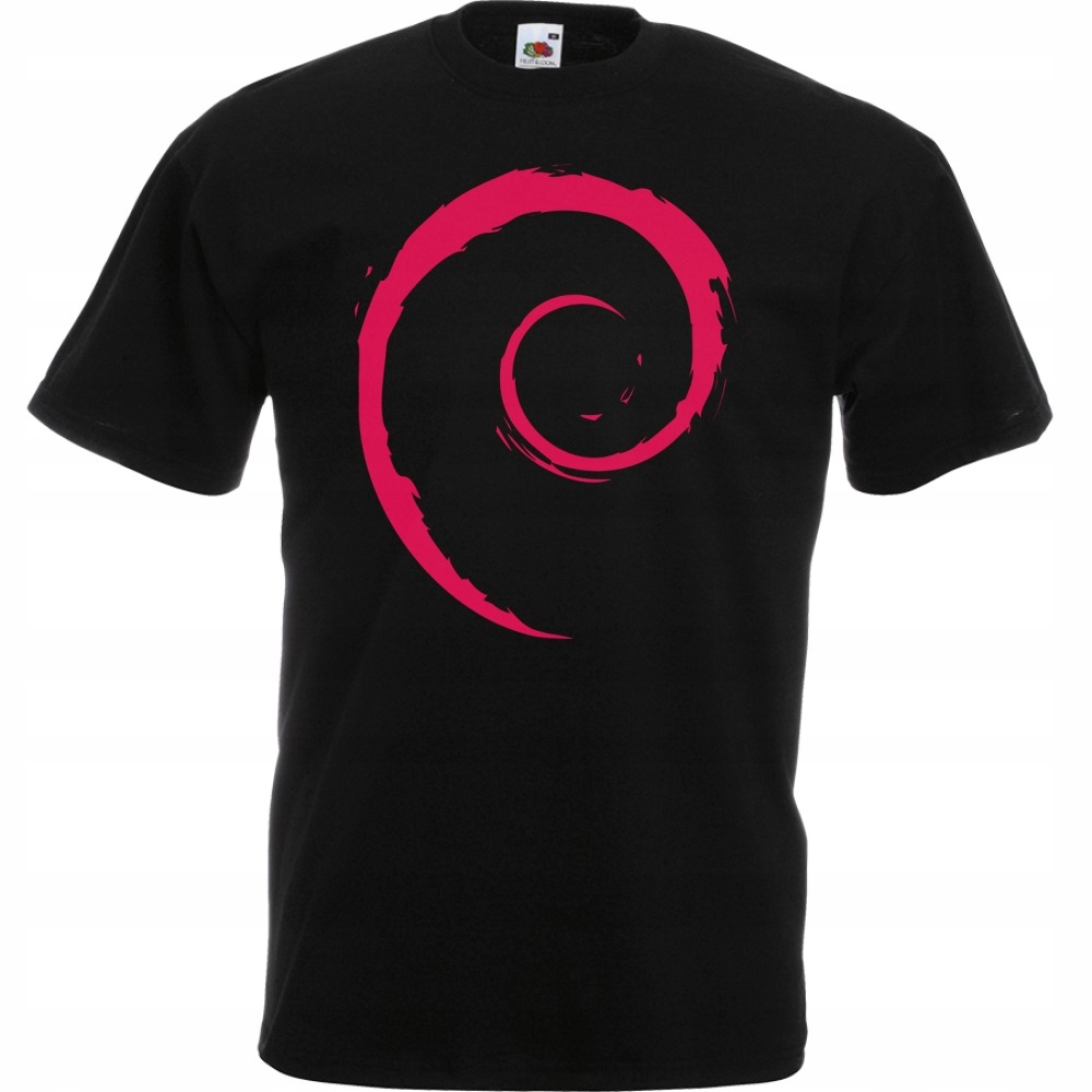

Koszulka debian informatyk linux It S czarna