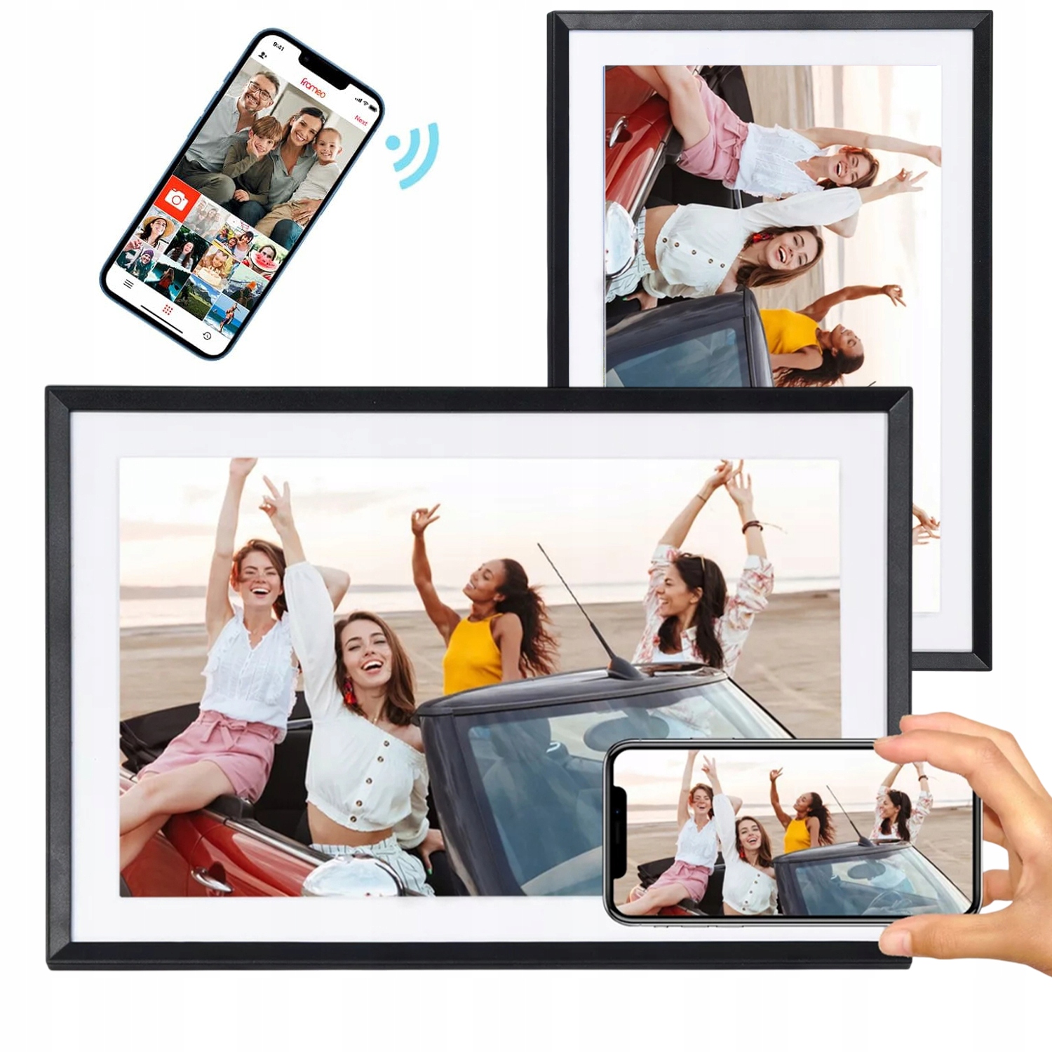 Digitální Rámeček Na Fotografie 10 Palců 1280X800 Ips Dotykový Displej Wifi 32 Gb