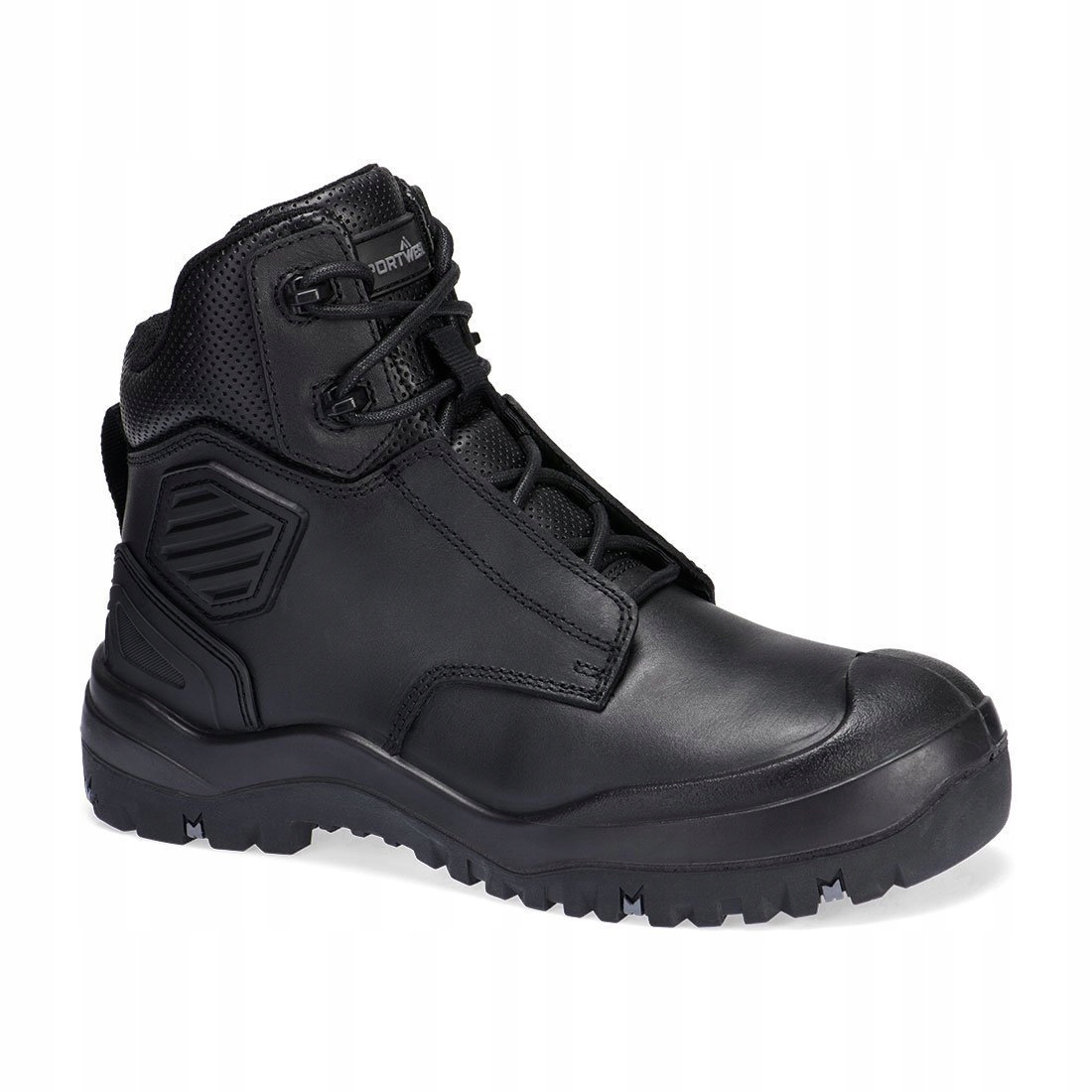 Kožené pracovní boty Steel Leather krátké S3 Hro vel. 44 Černá R