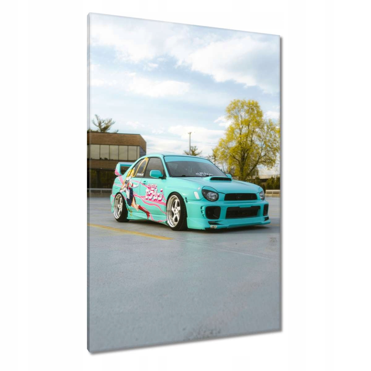 Obrazy 80x120 Tyrkysová Fura Sport Car