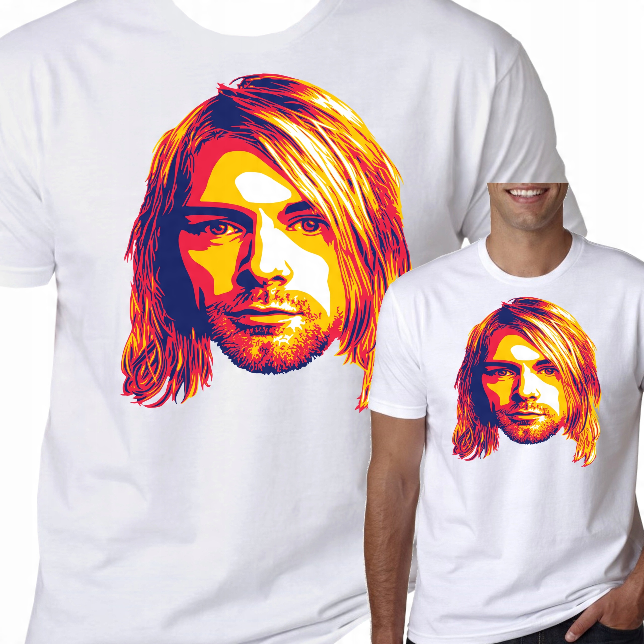 

T-Shirt Koszulka Nirvana Kurt Cobain XXL 0850
