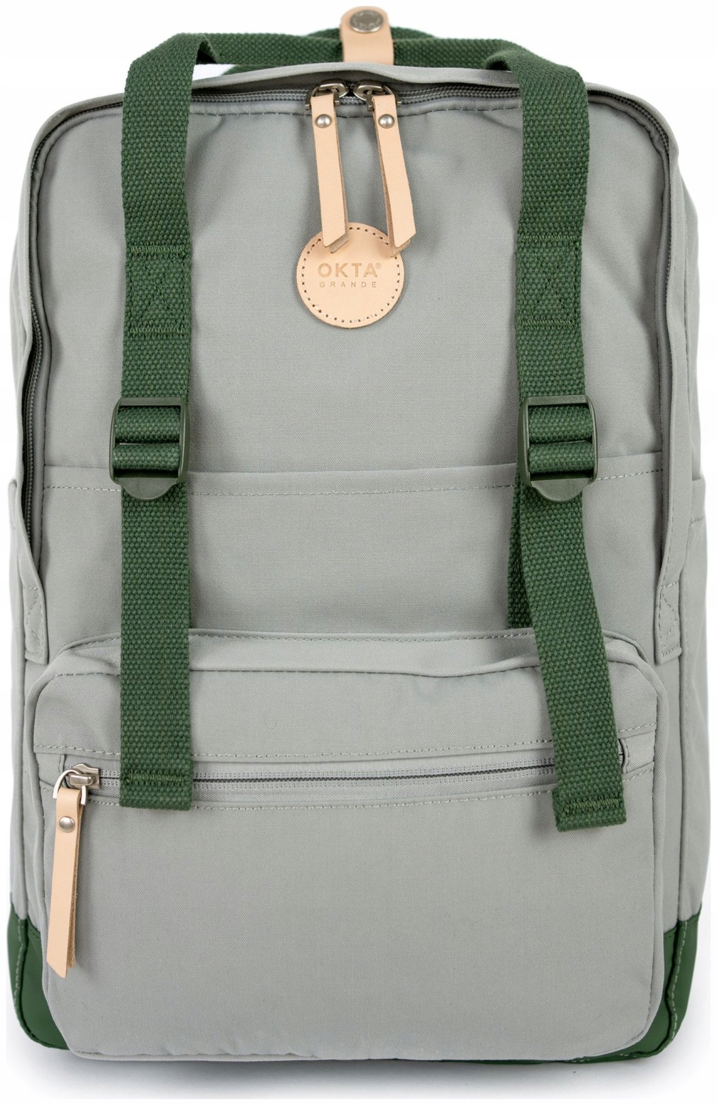 Batoh na notebook Himawari Study M prostorný pro práci, lehký organizér, šedý