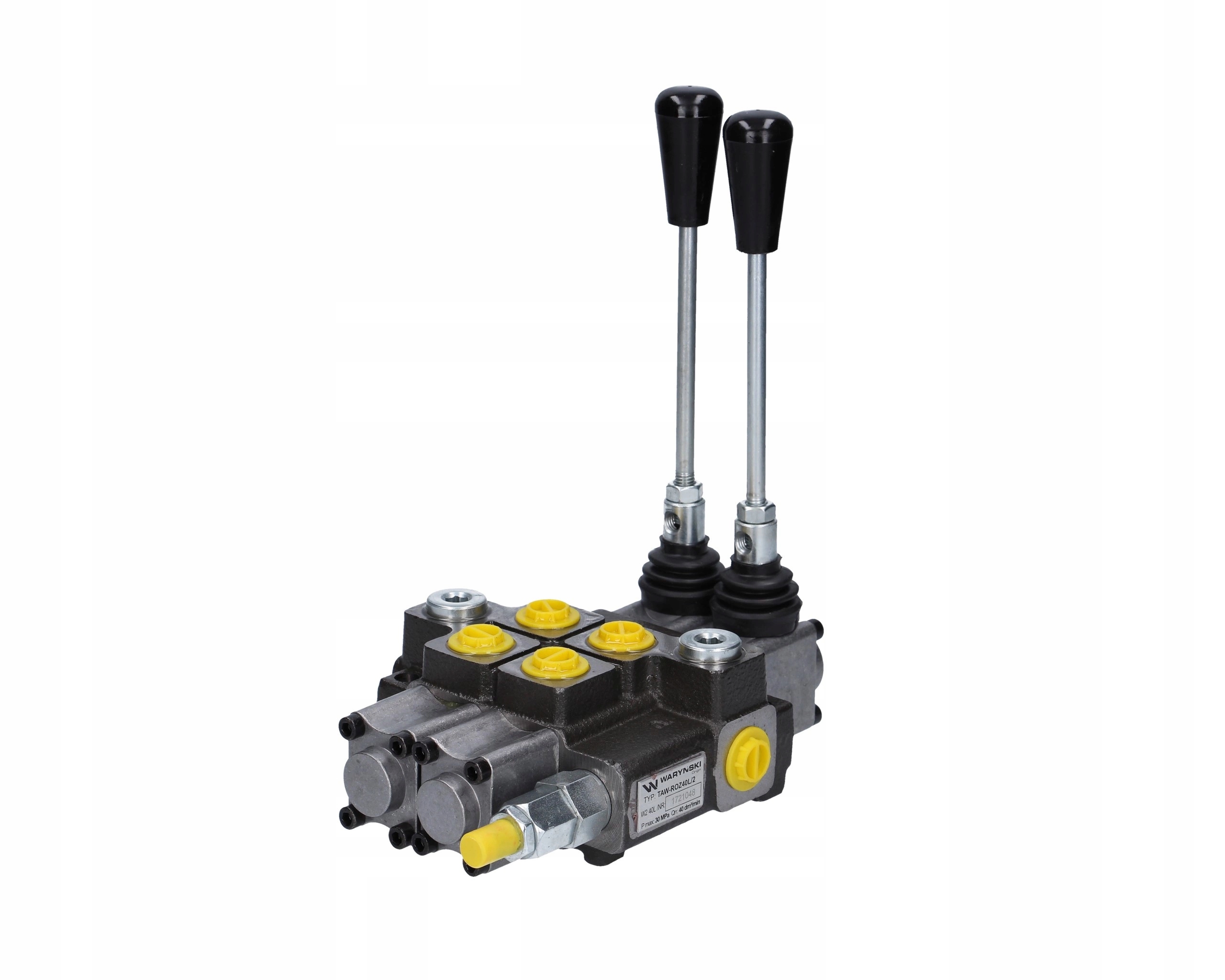 Hydraulický rozdělovač 2-sekční 40l Waryński