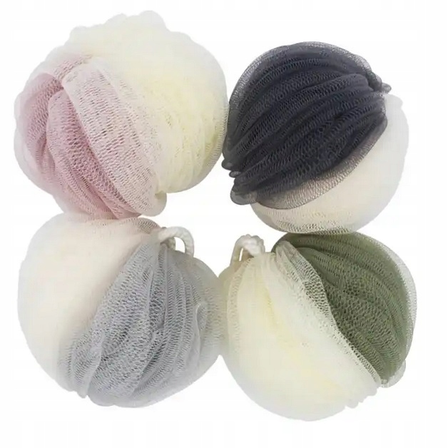 SIATKOWA GĄBKA DO MYCIA MYJKA SZCZOTKA NIEBIESKA 1 SZT.