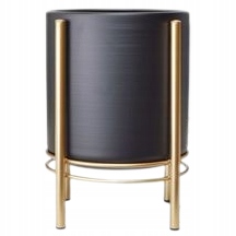 DONICA OSŁONKA DONICZKA METALOWA STOJAK NA KWIATY