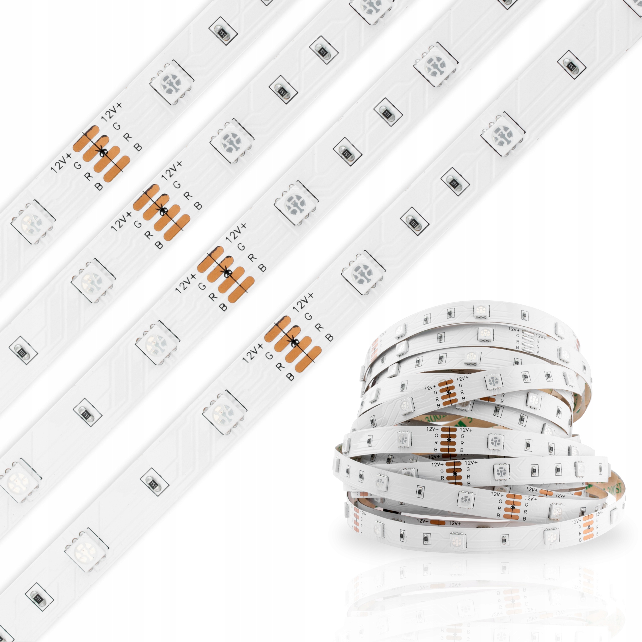 

Taśma Led Pasek Smd 5050 Rgb Kolorowa 36W 12V 5M