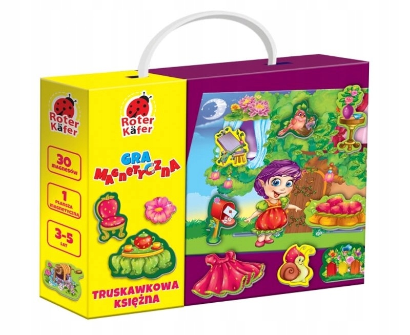 Gra edukacyjna magnetyczna Truskawkowa księżna dla dzieci Roter Kafer-Zdjęcie-0