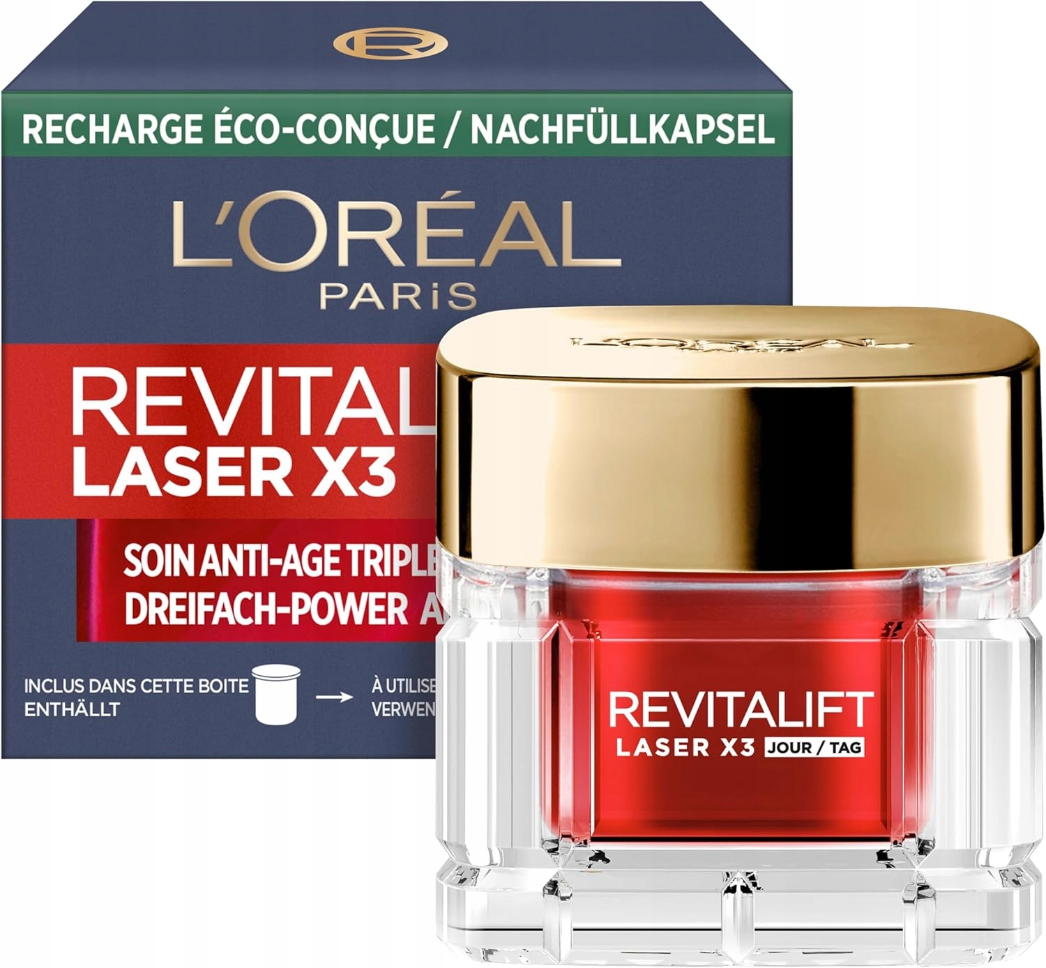 L'Oréal Paris Revitalift Laser X3 krém proti stárnutí pleti 50 ml