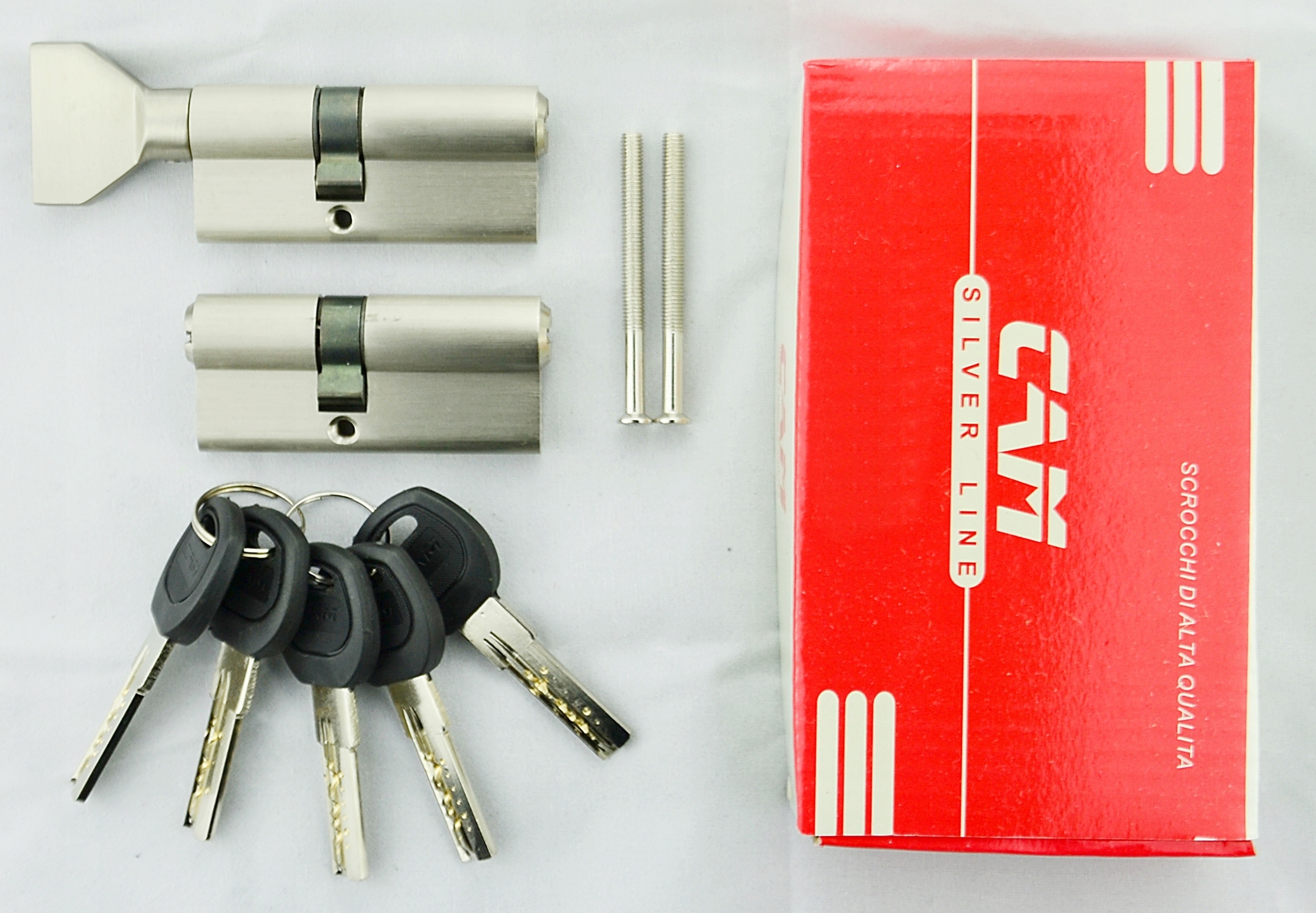 

Wkładki 2 szt System jednego klucza 30/40 40/30g