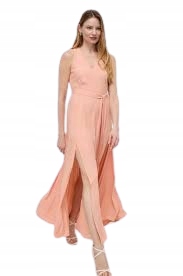 Twinset Dlouhá Šaty S Rozparky 40 I3B