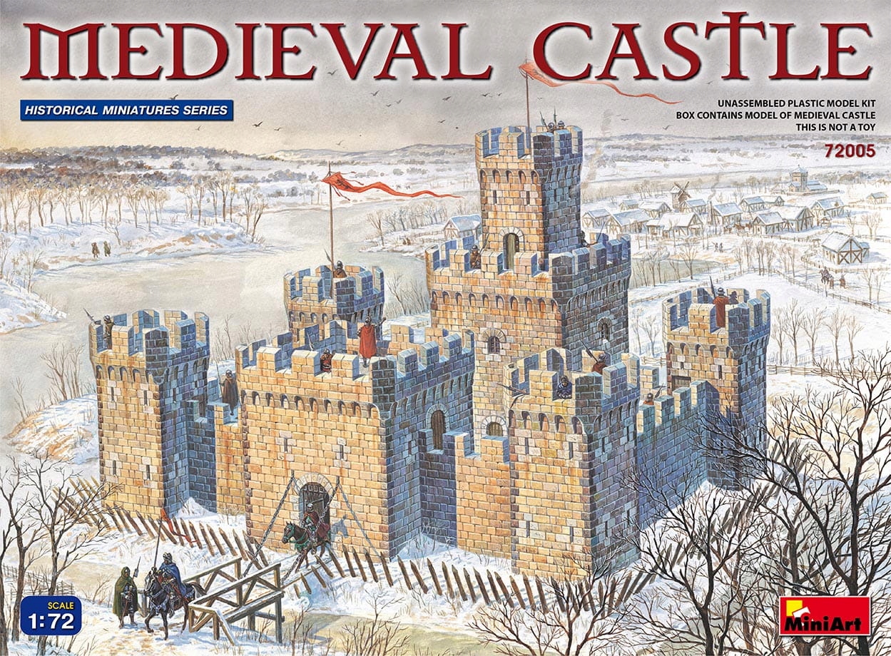 Středověký hrad 1:72 MiniArt 72005