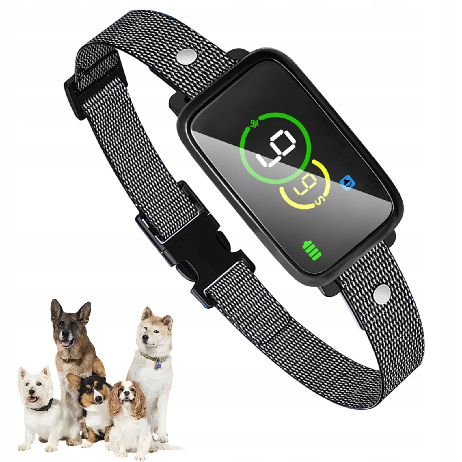 Levně Protištěkací Obojek Smart S Nabíjecí Vibrací, Nastavitelný Pro Všechny Psy