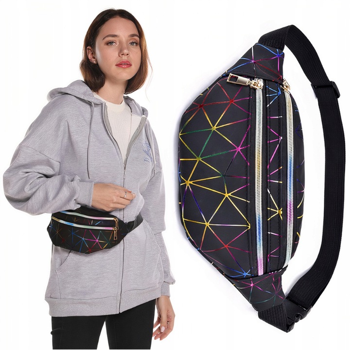 Biodrówka NERKA saszetka na pas ramię czarna Marka WatchMe