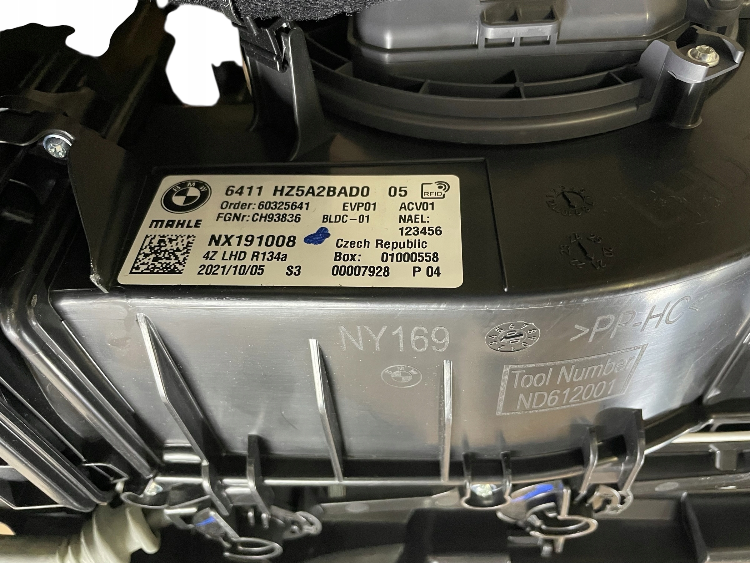 heater heating complete BMW iX I20