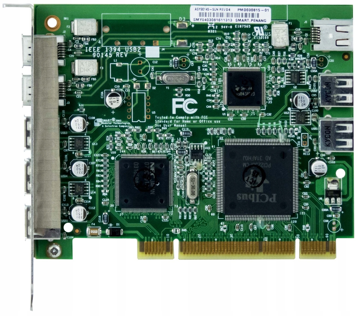 Sun 375-3140-04 Pci I/o Combo Card Usb Firewire Blade 2500