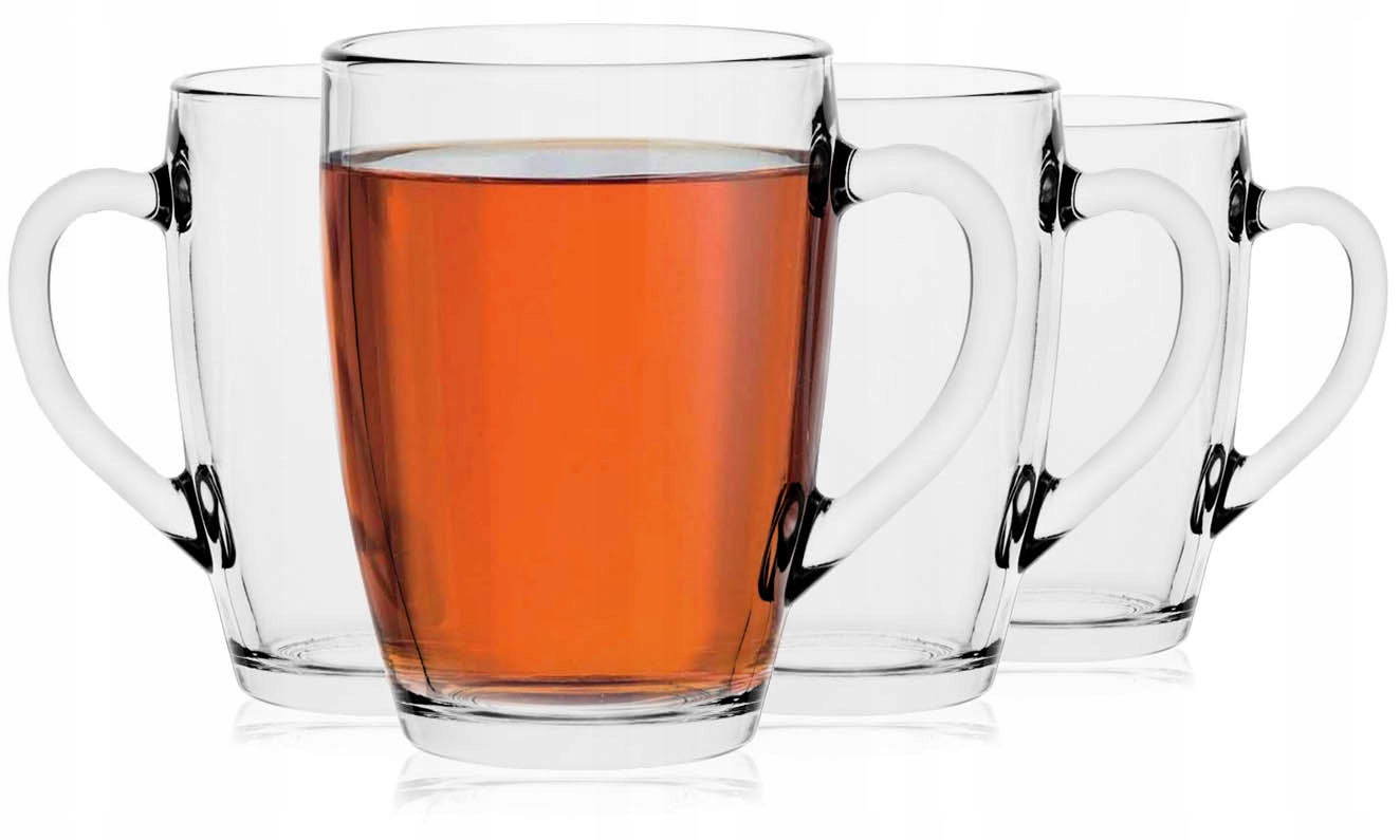 

Kubki Szklanki z uchem Tg Lava 375ml 4szt. XXL