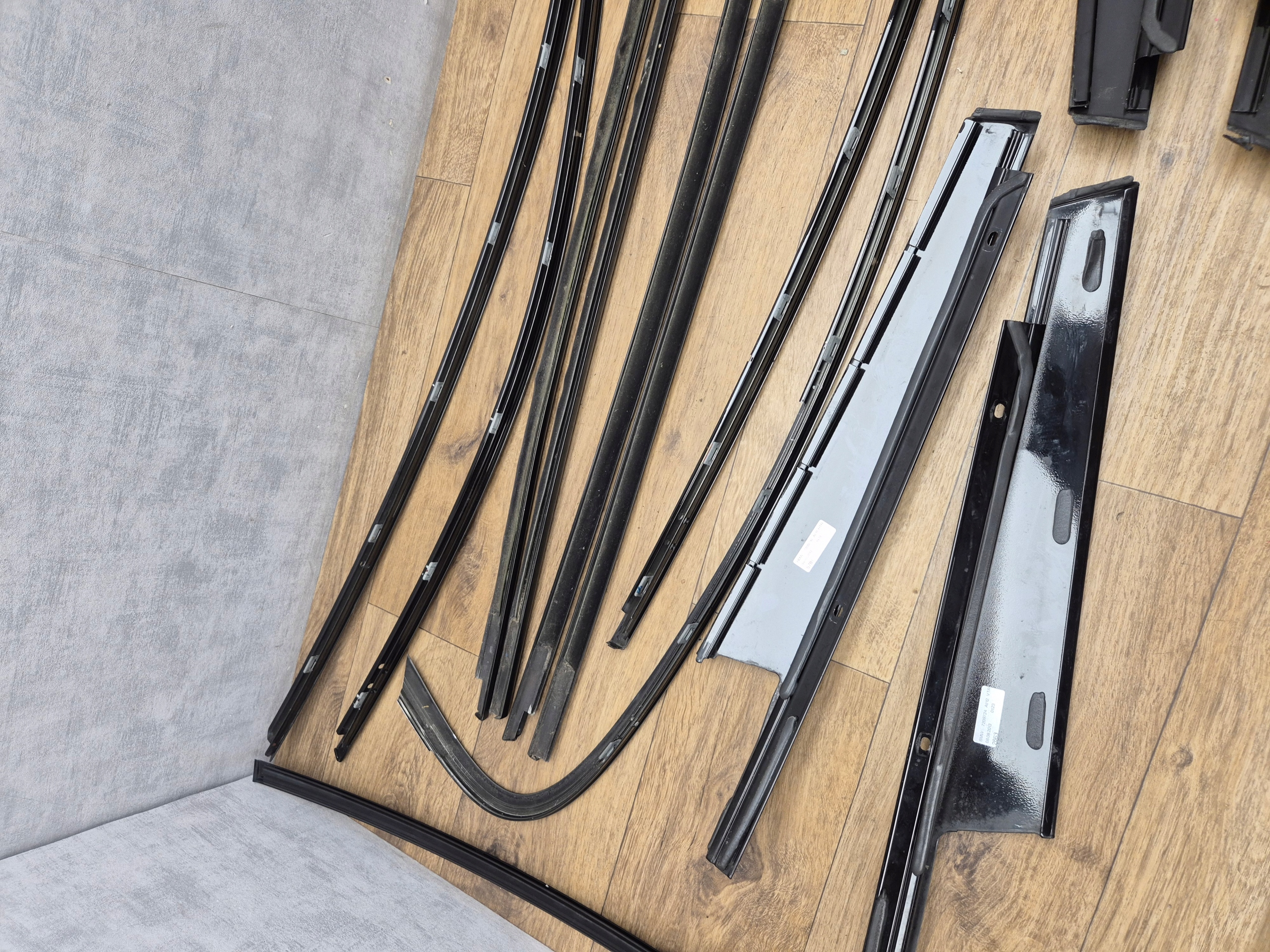 BMW 5 F10 mouldings SHADOWLINE m-packet WYSOKI POLYSK black, complete running board