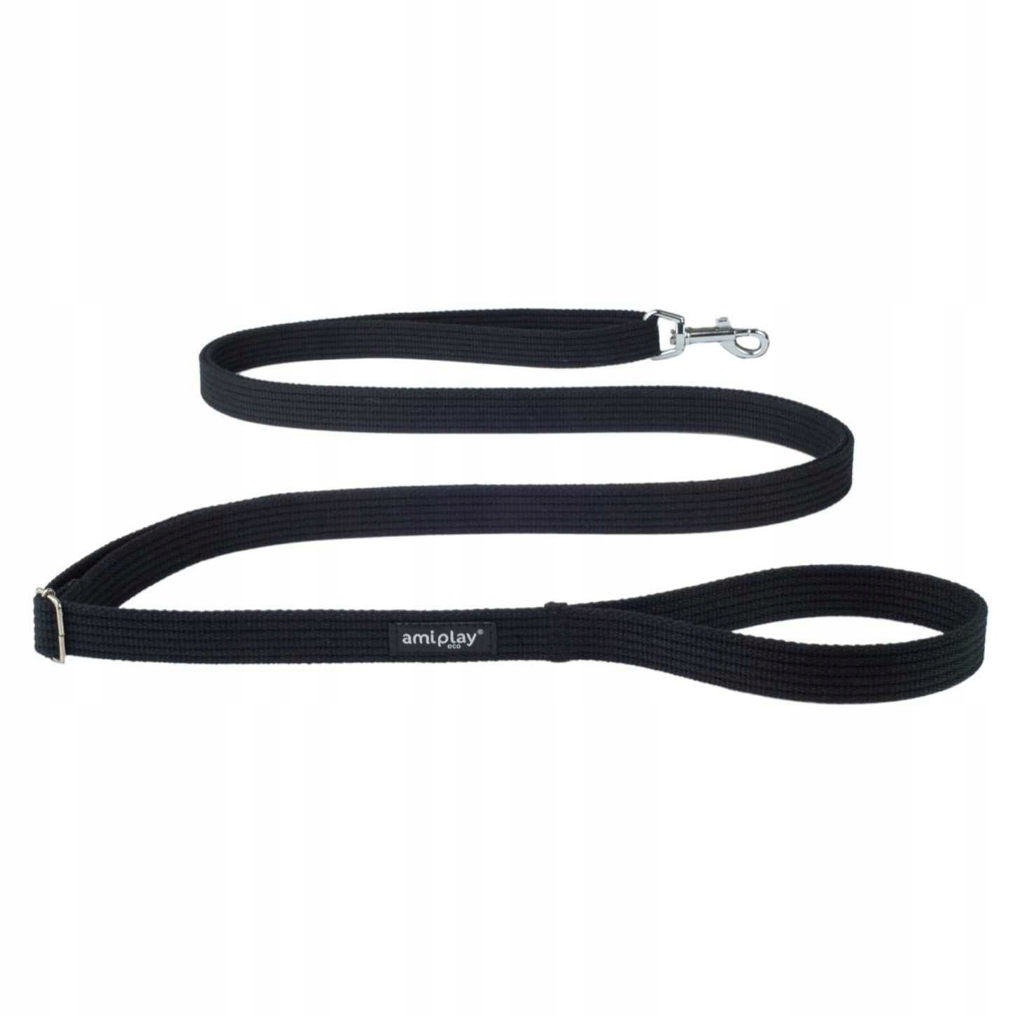 

amiplay Smycz Cotton Easy Fix XL 300/3cm Czarny