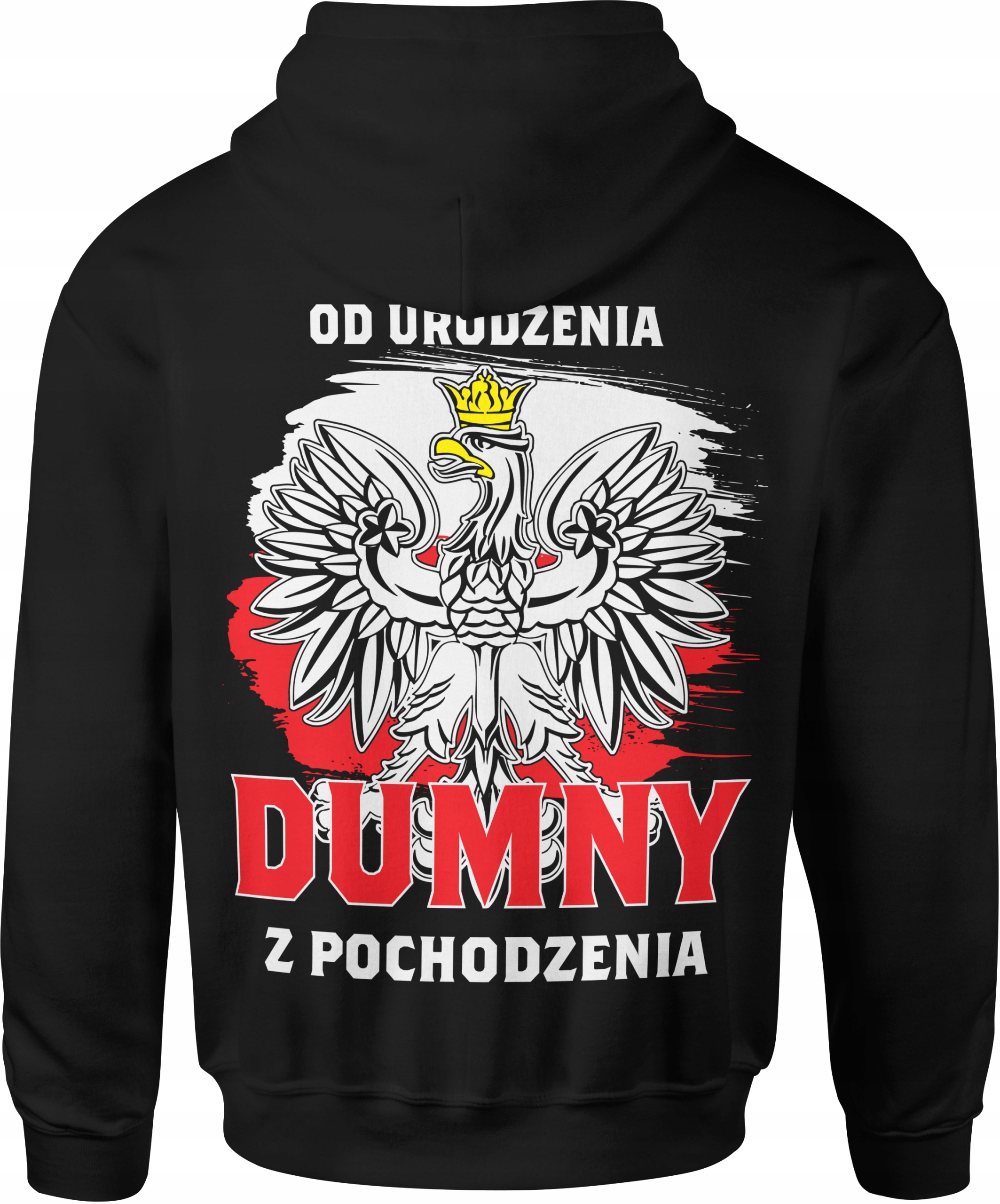 Bluza Męska Z Nadrukiem Patriotyczna Polska Rozm M Z Kapturem Dresowa