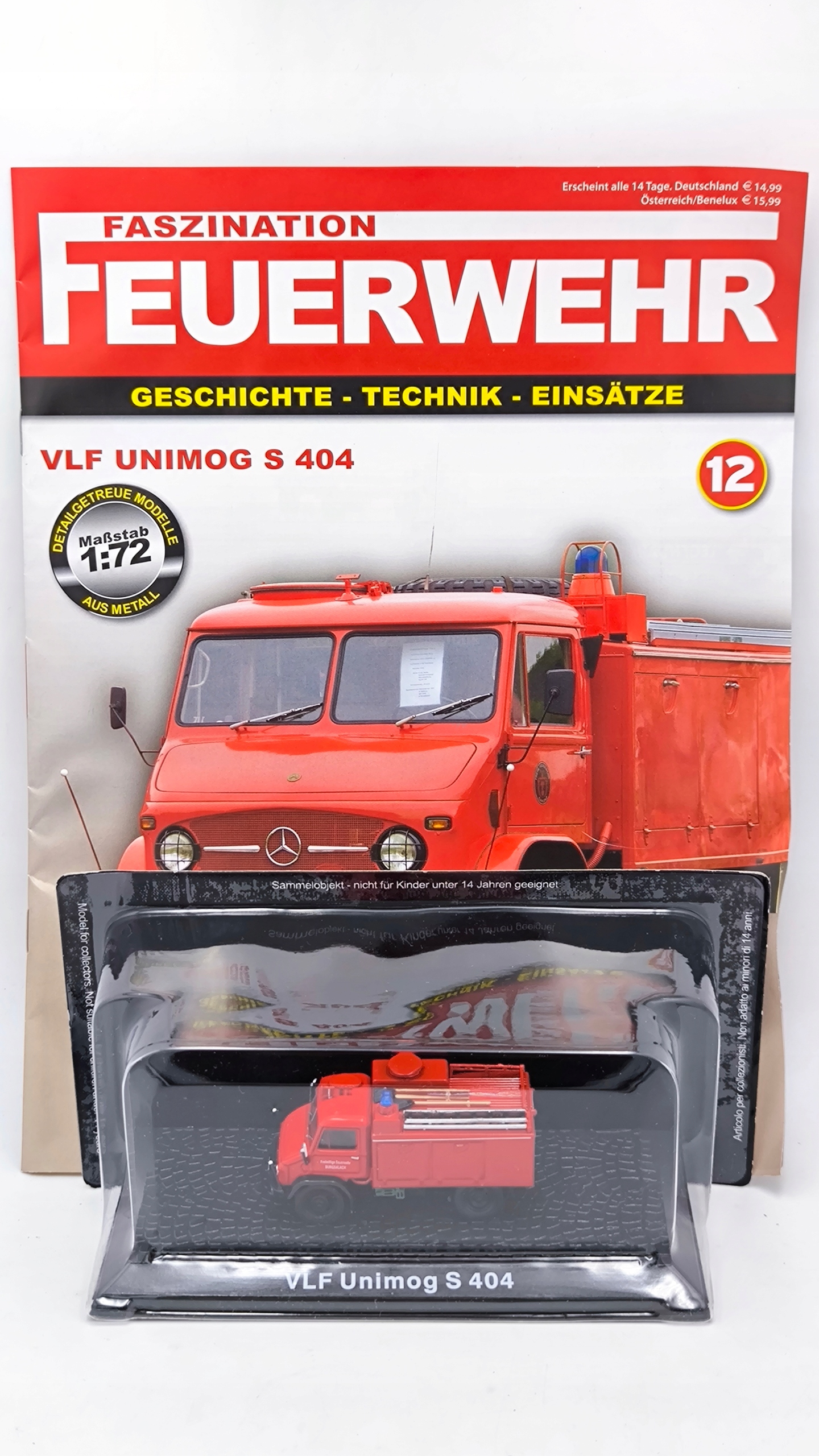 Stráž Vlf Unimog S 404 č.12 1:72 DeAgostini