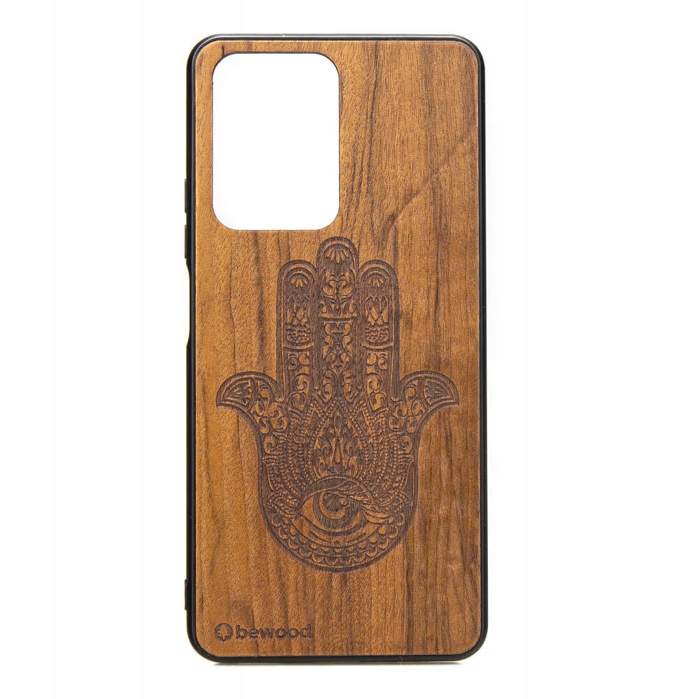Drewniane Etui Xiaomi 11T 11T Pro Hamsa Imbuia