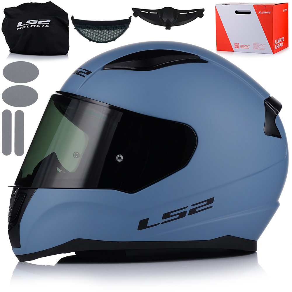 Motocyklová Prilba LS2 FF353 Rapid II Misty Blue Mierne Tónované Sklo