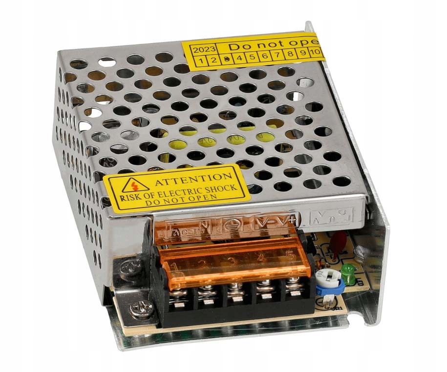 

Zasilacz Led 12V 3A 36W IP20 siatkowy metal Slim