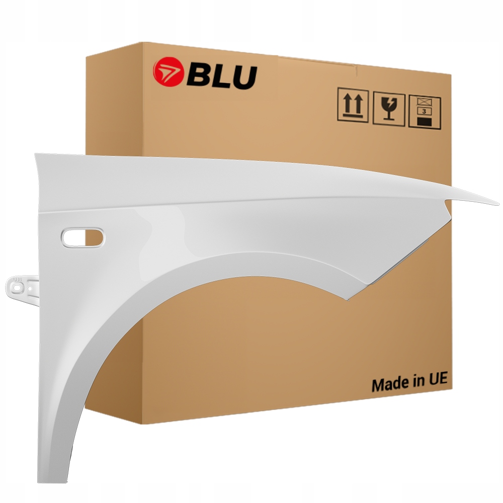 Blatník Blu Seat Ibiza IV 4 6J LB9A pravý bílý 08-17 přední pozink