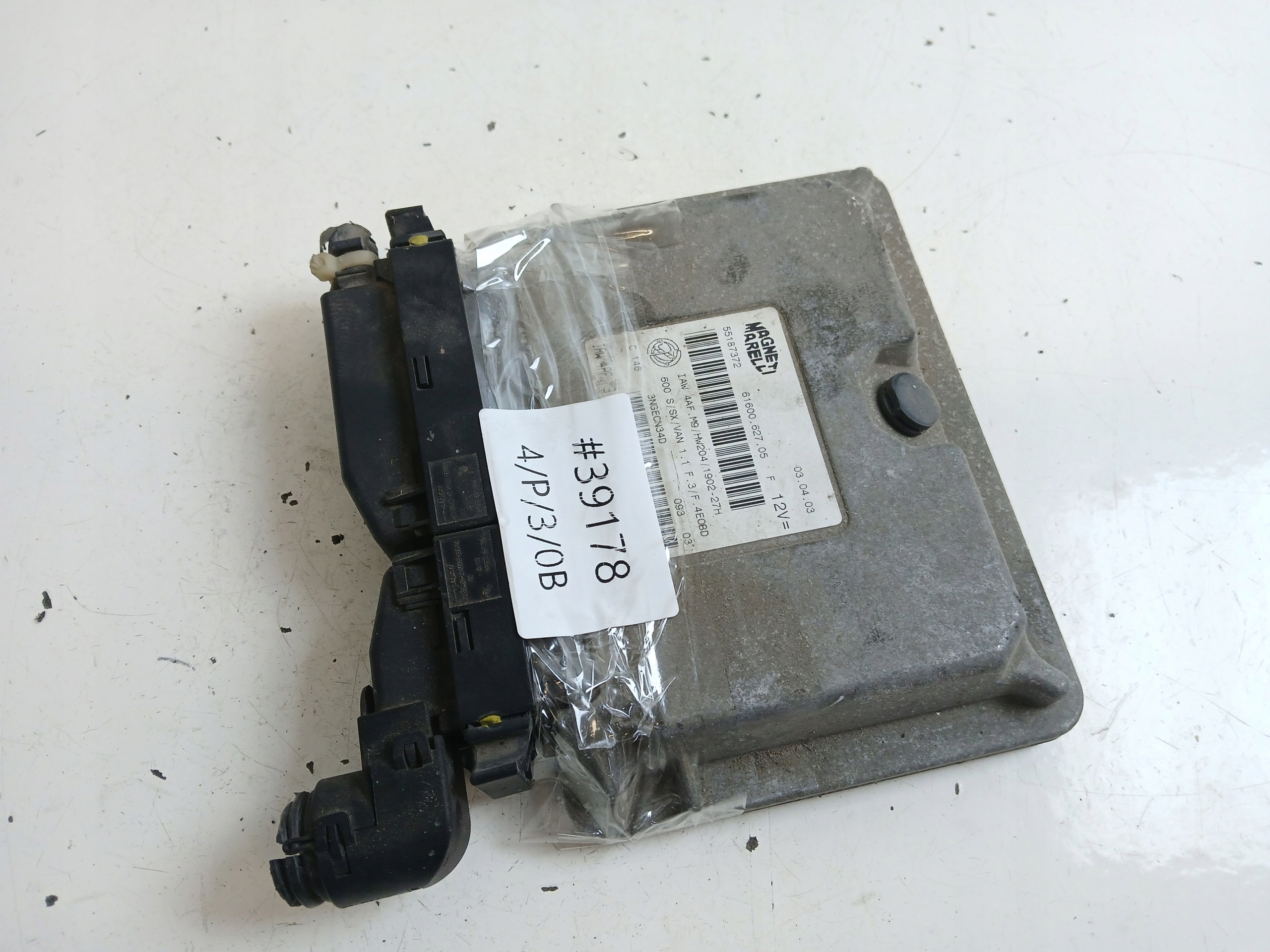 FIAT SEICENTO 1.1 control unit of the engine 55187372