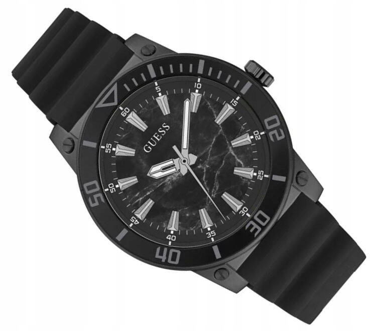 Černé Pánské Sportovní Hodinky Guess Sport GW0420G3 50M Vodotěsné