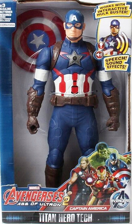 KAPITAN AMERYKA FIGURKA AVENGERS ŚWIECI DŹWIĘK EAN (GTIN) 6905856991004