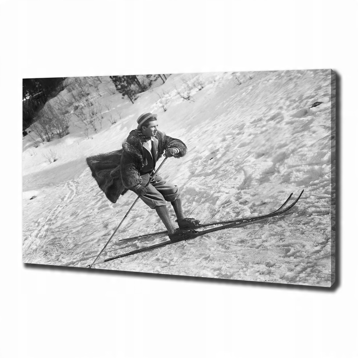 

Foto obraz canvas na ścianę Narciarz 100x70 cm