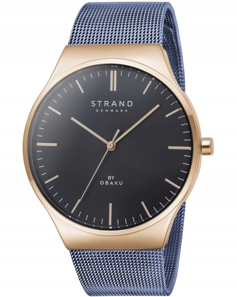 Nové Originální dámské hodinky Strand by Obaku S717LXVLML modré