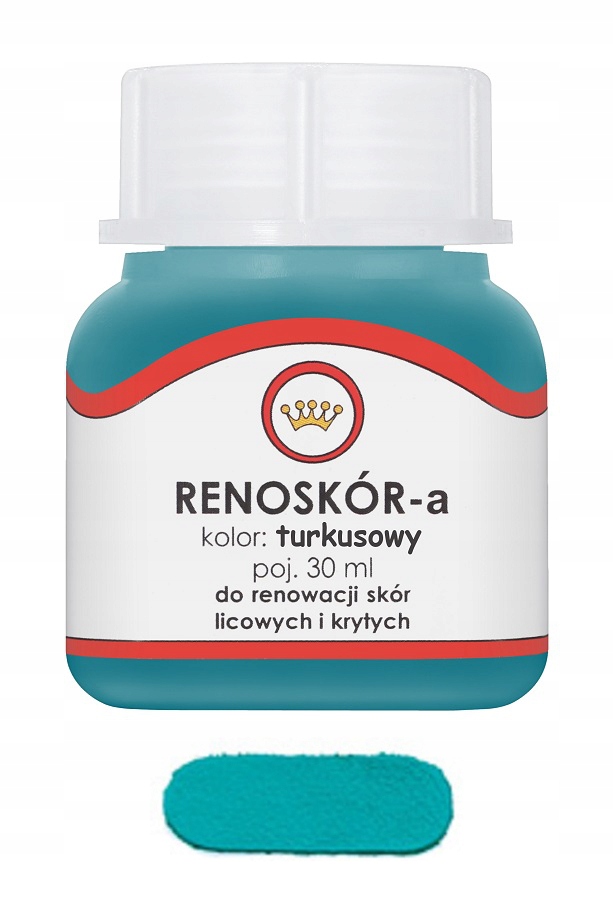 

Renoskór Farba Lakier Do Skóry Turkusowy