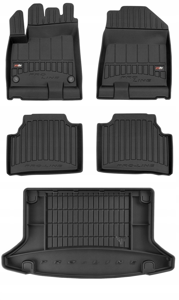 Set 3D gumové rohože Kia E-Niro Electric 2018-2022