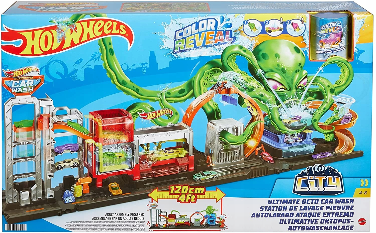 

Zestaw Hot Wheels HBY96 Megamyjnia Atak Ośmiornicy