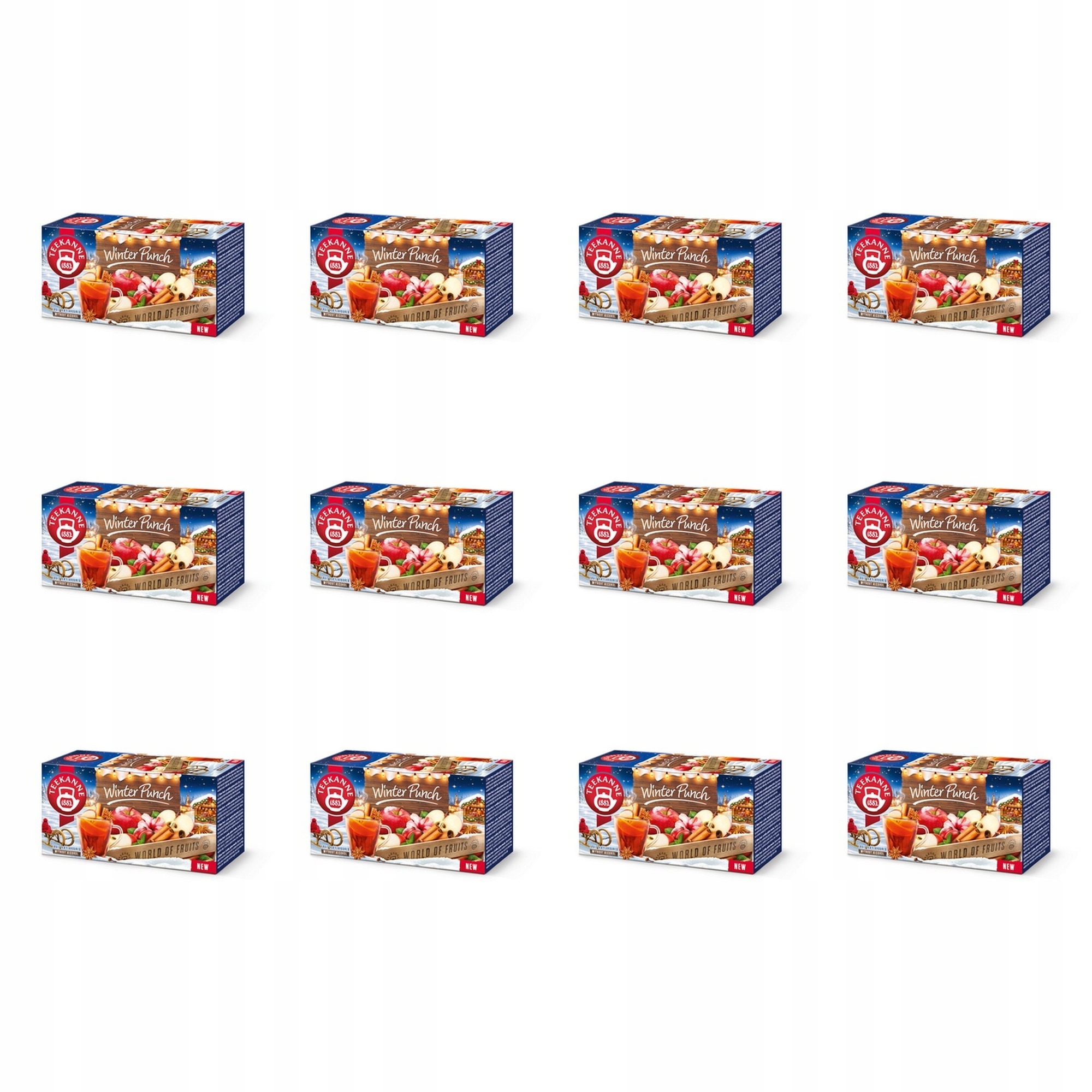 12 x Teekanne Čaj čaj Winter Punch 20 obálek