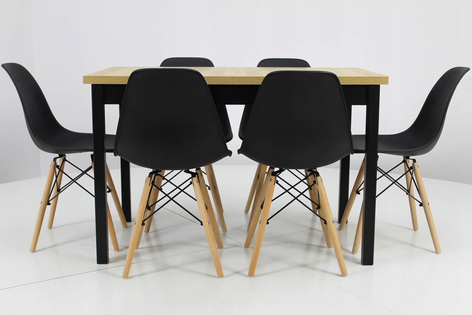 Rozkładany stół DO KUCHNI i 6 krzeseł PODUSZKA Marka inna