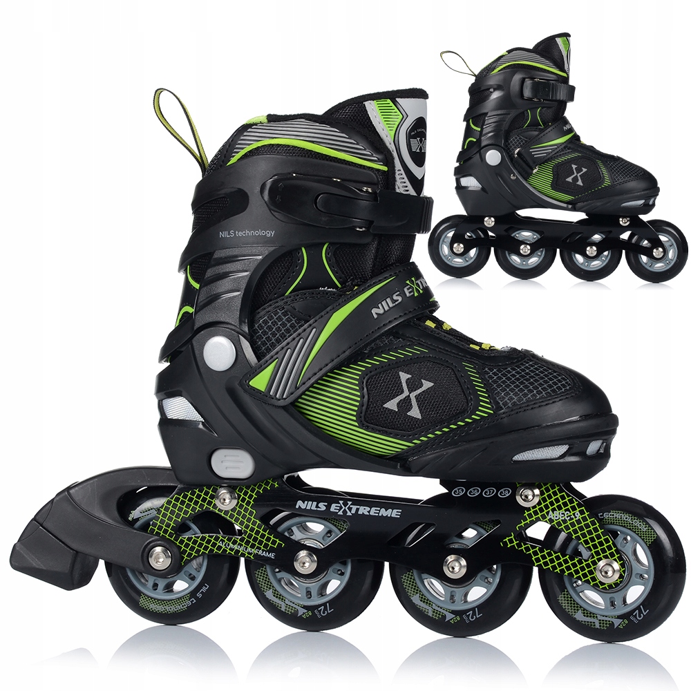 

Łyżworolki Rolki Nils ABEC-9 Kauczuk Regulowane