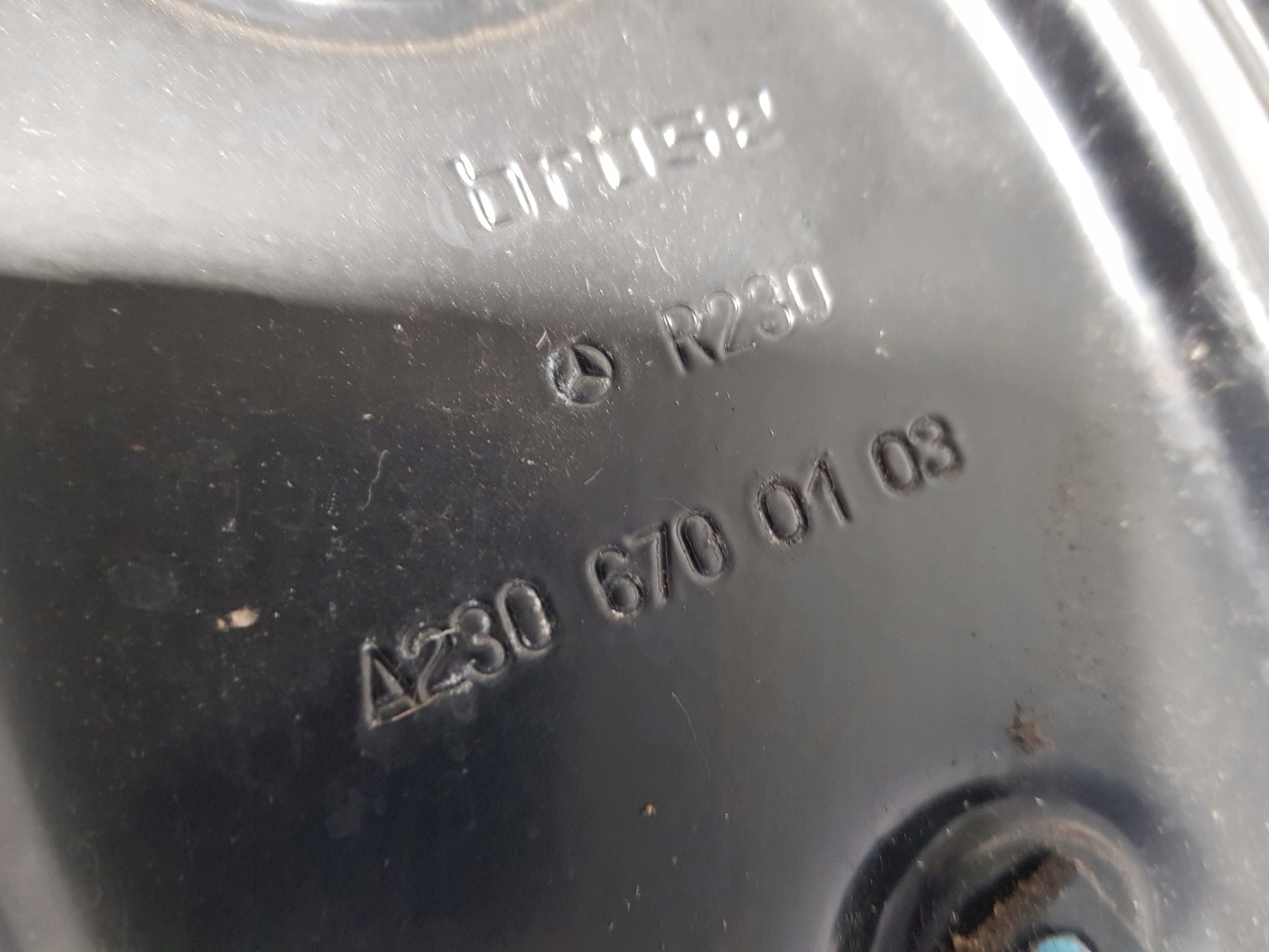 window regulator left rear part MERCEDES SL R230 W230